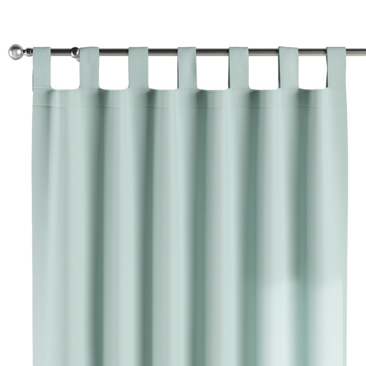 Zasłona na szelkach 1 szt., pastelowy błękit, Cotton Panama