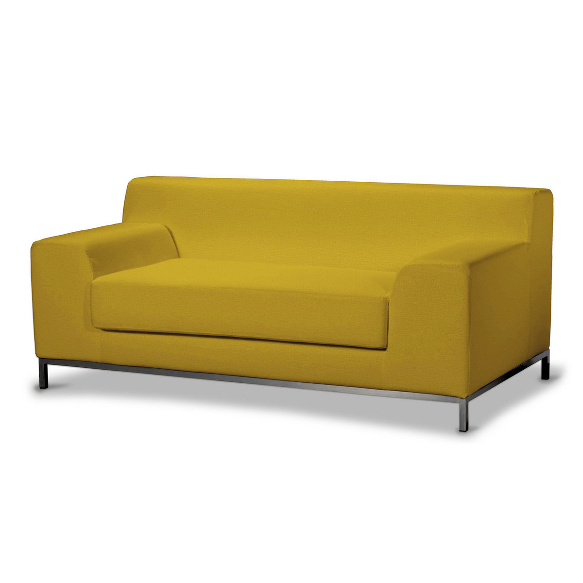 Pokrowiec na sofę Kramfors 2-osobową, miodowy welwet, Sofa Kramfors 2-osobowa, Ingrid