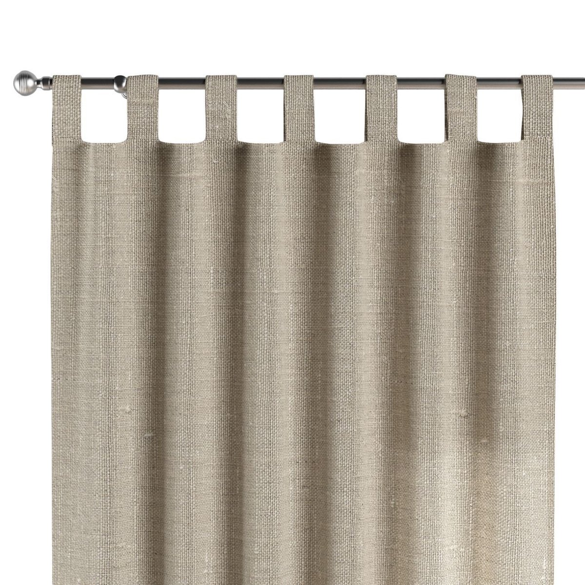 Zasłona na szelkach 1 szt., naturalny len, Linen