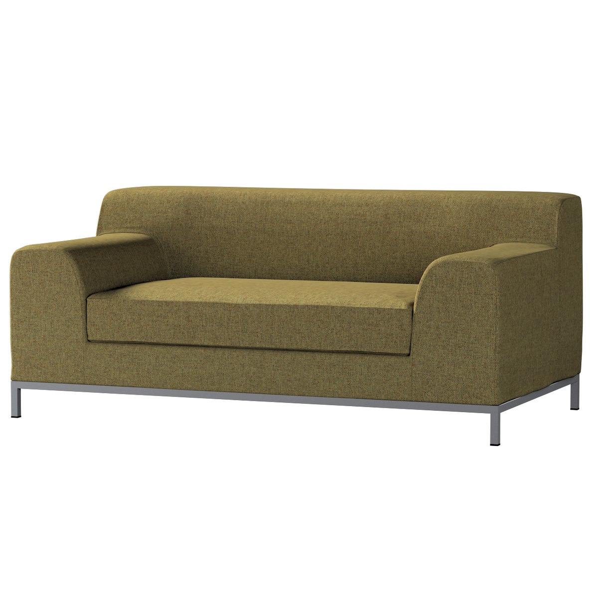 Pokrowiec na sofę Kramfors 2-osobową, oliwkowy melanż, Sofa Kramfors 2-osobowa, Madrid