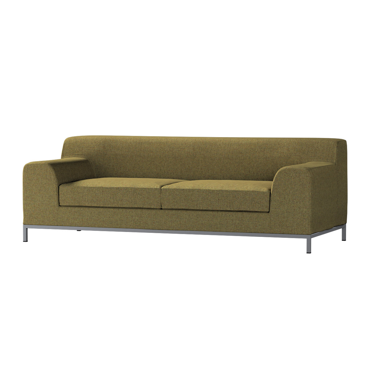 Pokrowiec na sofę Kramfors 3-osobowa, oliwkowy melanż, Sofa Kramfors 3-osobowa, Madrid