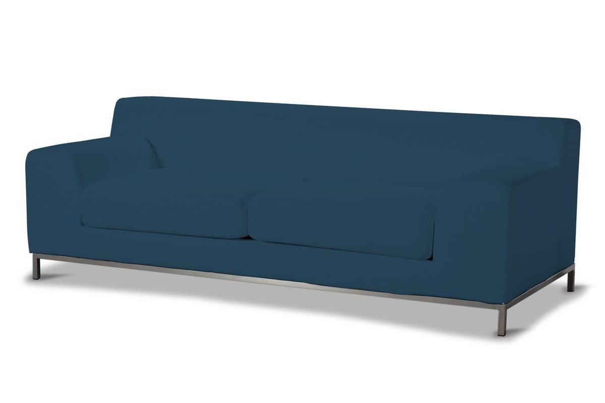 Pokrowiec na sofę Kramfors 3-osobowa, Ocean blue (morski niebieski), Sofa Kramfors 3-osobowa, Cotton Panama