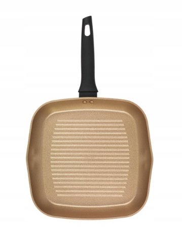 Russell Hobbs patelnia grillowa powłoka nieprzywierająca czarno-złota 28 cm