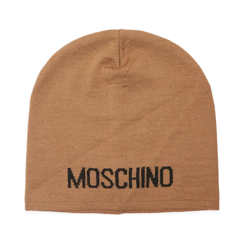 Moschino Czapka z dodatkiem wełny
