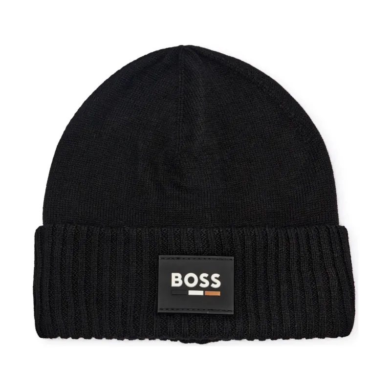 BOSS Kidswear Czapka z dodatkiem wełny