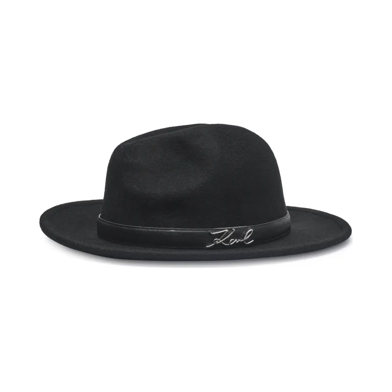 Karl Lagerfeld Wełniany kapelusz k/signature