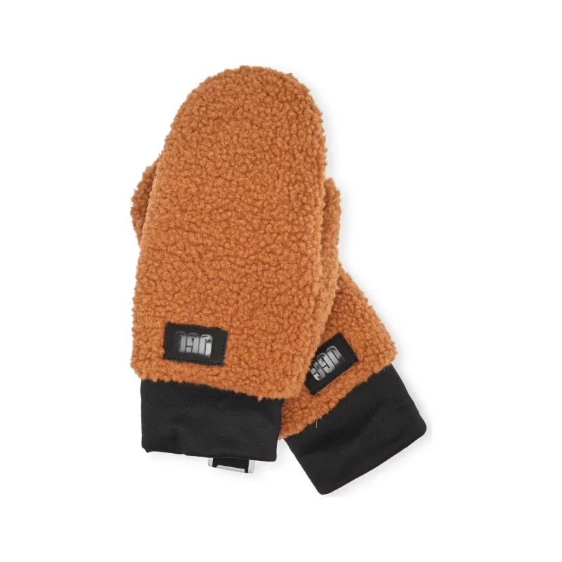 UGG Rękawiczki fluff | z dodatkiem skóry