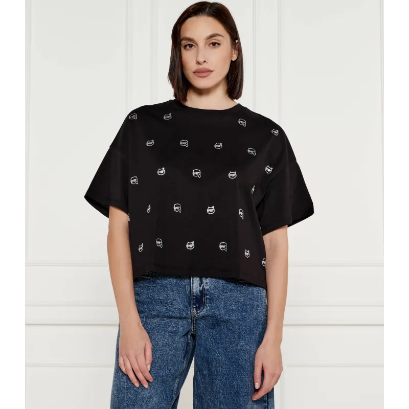 Karl Lagerfeld T-shirt ikonik 2.0 Loose fit