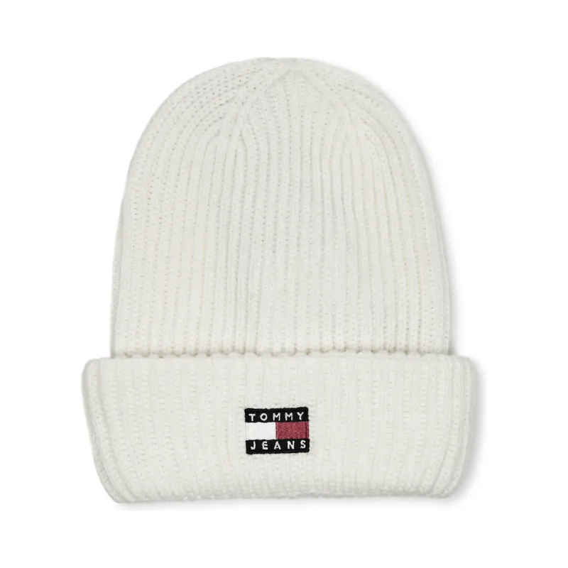 Tommy Jeans Czapka HERITAGE z dodatkiem wełny