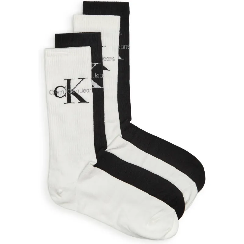 CALVIN KLEIN JEANS Skarpety 4-pack GIFTBOX MONOGRAM