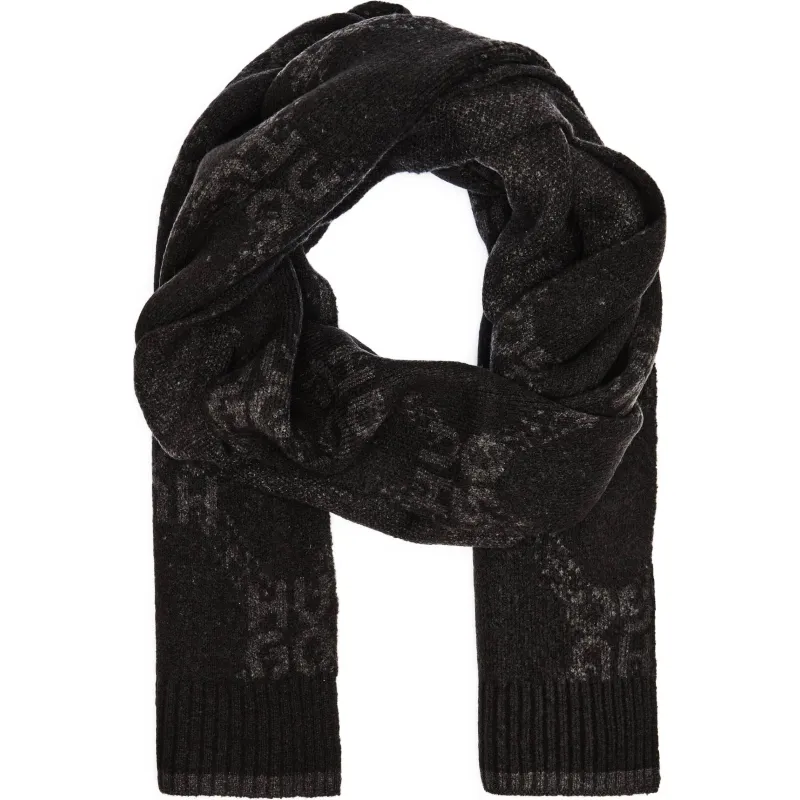 HUGO Szal Zayn | z dodatkiem wełny