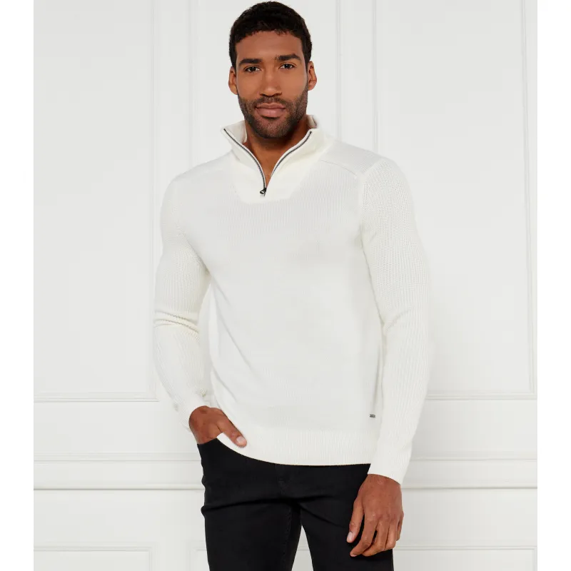 Joop! Sweter Thom Regular Fit z dodatkiem wełny