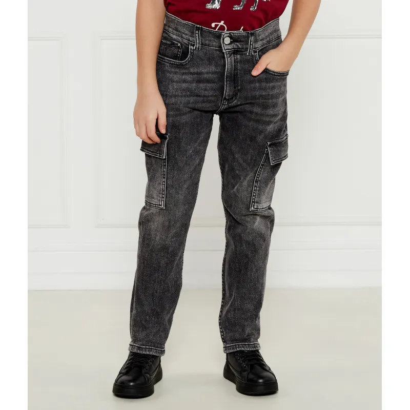 CALVIN KLEIN JEANS Spodnie cargo Regular Fit