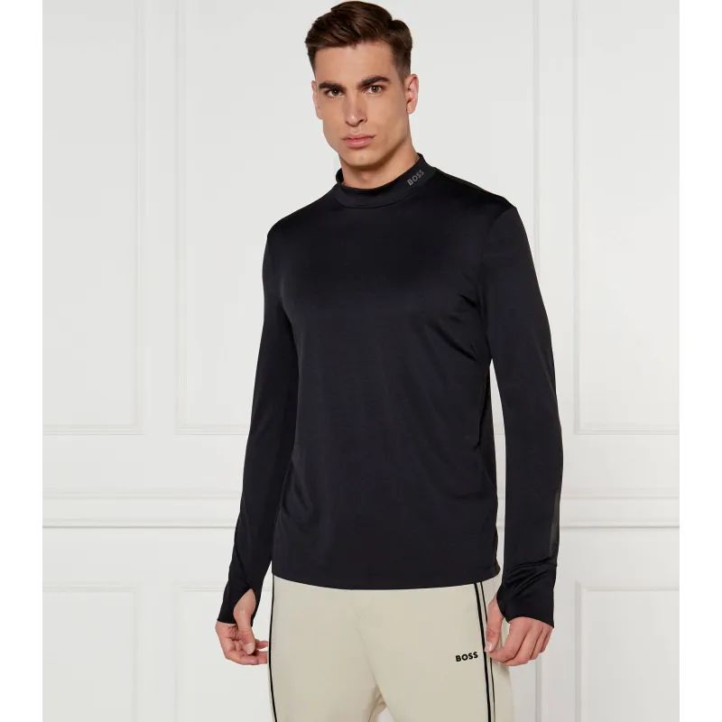 BOSS GREEN Półgolf Tock Active | Slim Fit