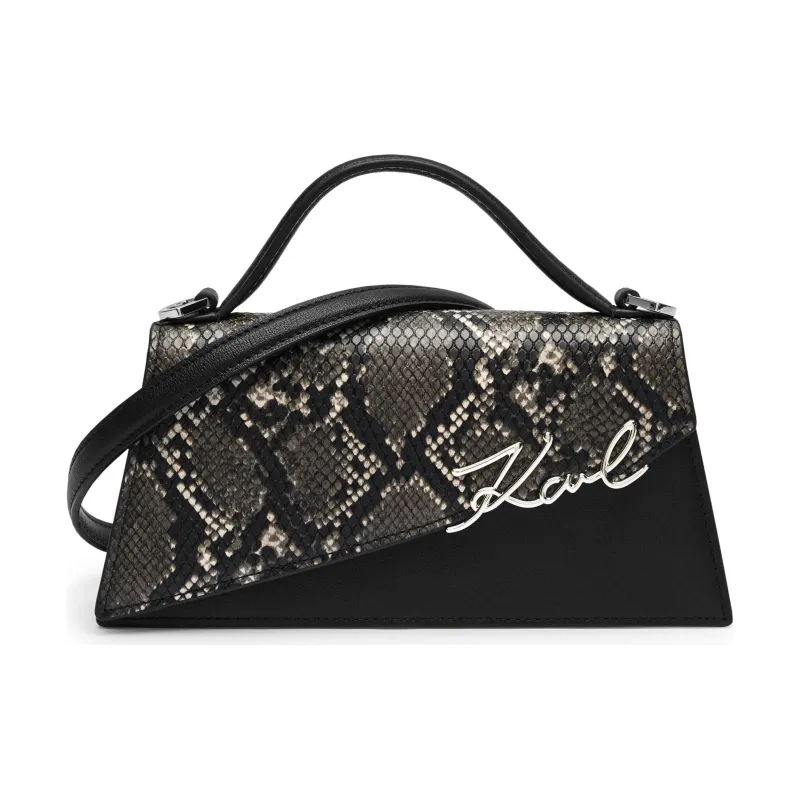 Karl Lagerfeld Skórzany kuferek k/signature