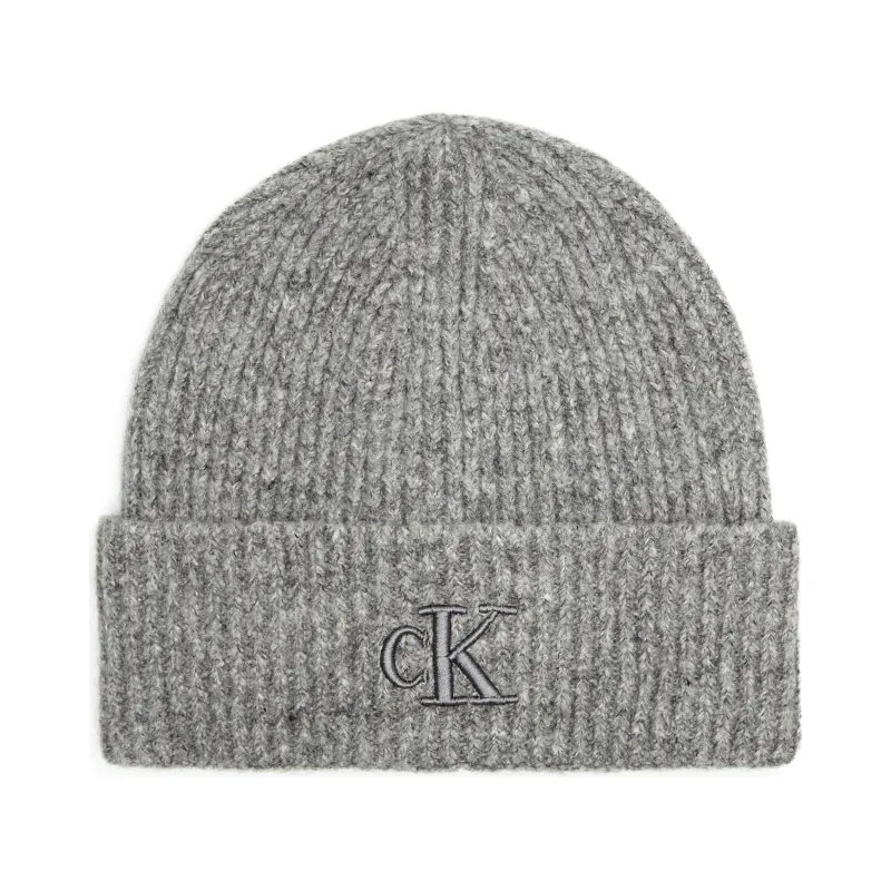 CALVIN KLEIN JEANS Czapka z dodatkiem wełny