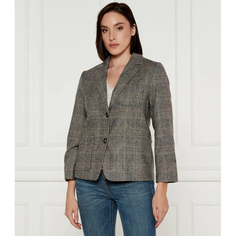 Tommy Hilfiger Wełniana marynarka Loose fit