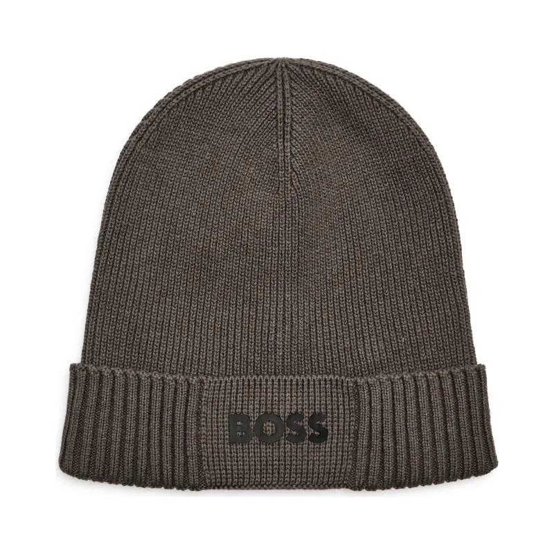 BOSS GREEN Czapka Asic_Beanie-X | z dodatkiem wełny