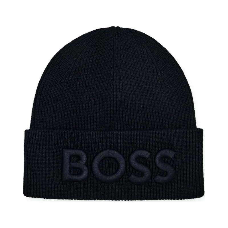 BOSS ORANGE Wełniana czapka Afox_R