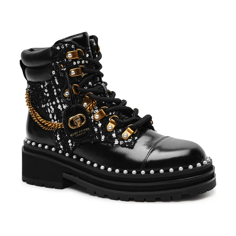 Kurt Geiger Skórzane botki CHELSEA COMBAT