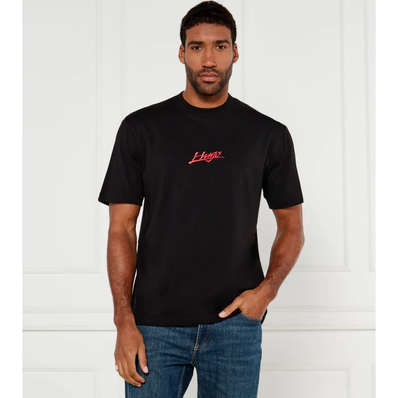 HUGO T-shirt Dlogotee | Loose fit
