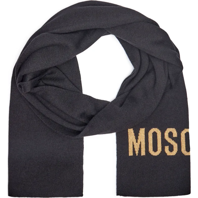 Moschino Szal z dodatkiem wełny