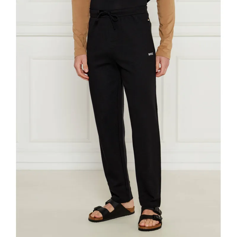 BOSS BLACK Spodnie od piżamy Waffle Regular Fit