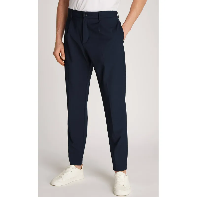 Tommy Hilfiger Wełniane spodnie chino HARLEM Regular Fit
