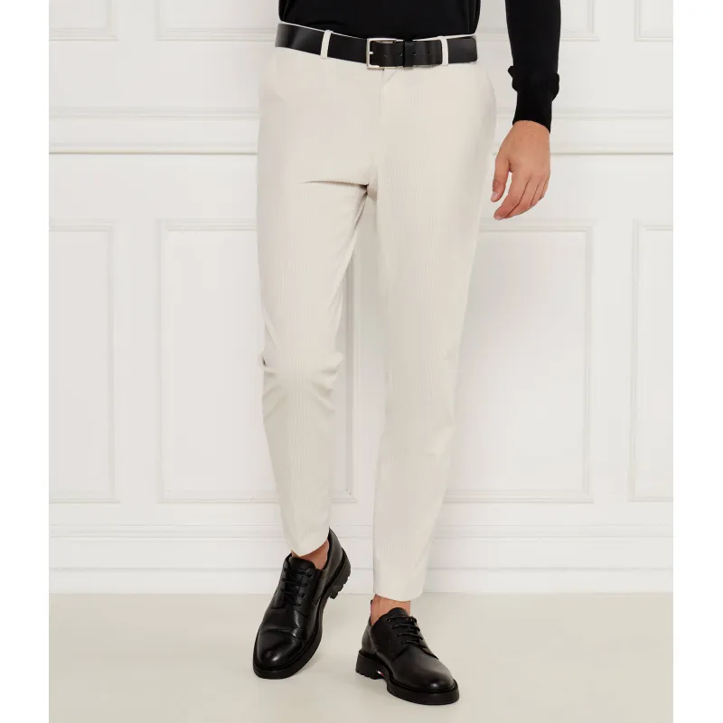 BOSS BLACK Sztruksowe spodnie P-Genius-CW-WG-244 | Slim Fit