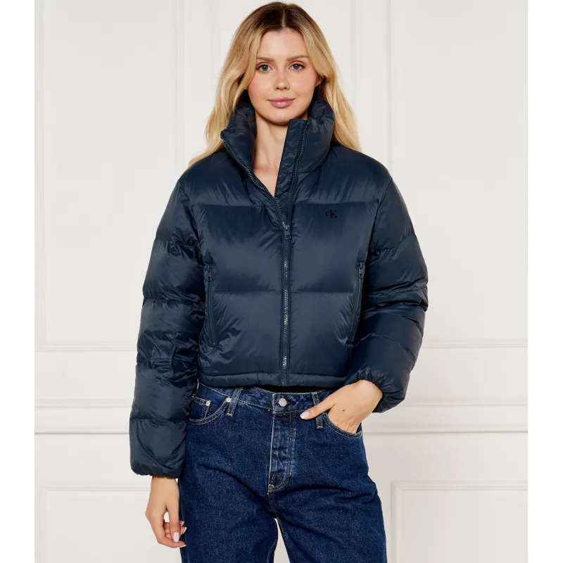 CALVIN KLEIN JEANS Puchowa kurtka Cropped Fit