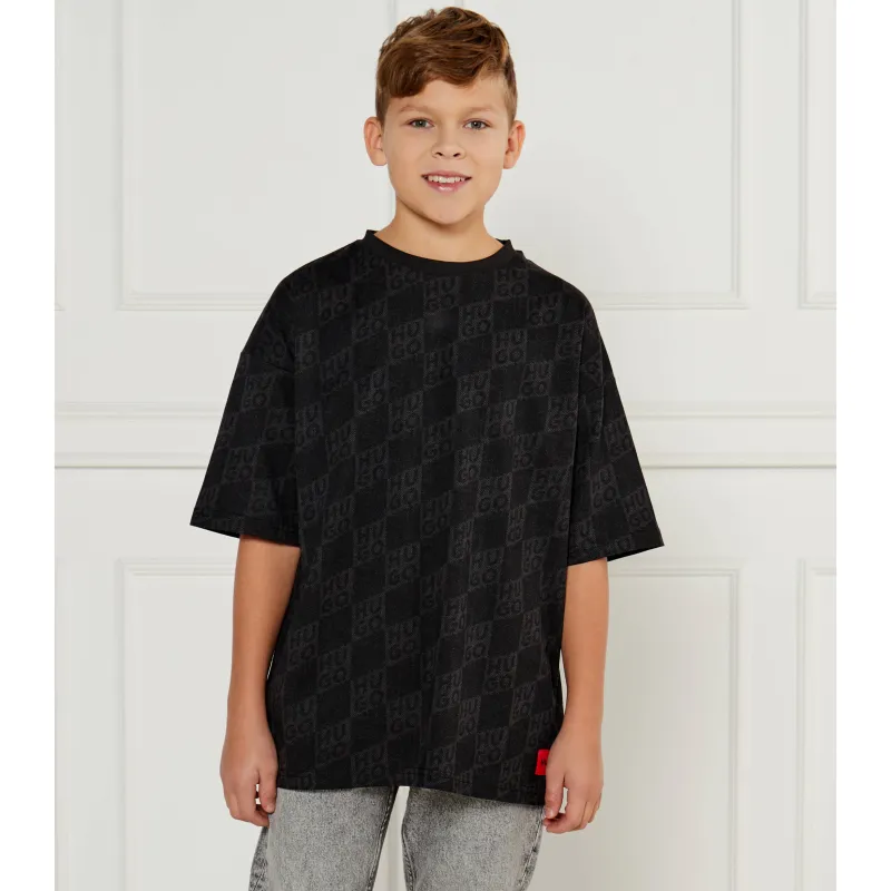 HUGO KIDS T-shirt ALL OVER Relaxed fit