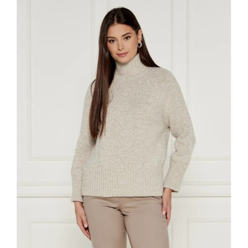 Marella SPORT Półgolf IMBOCCO Regular Fit z dodatkiem wełny