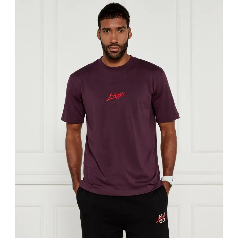 HUGO T-shirt Dlogotee | Loose fit
