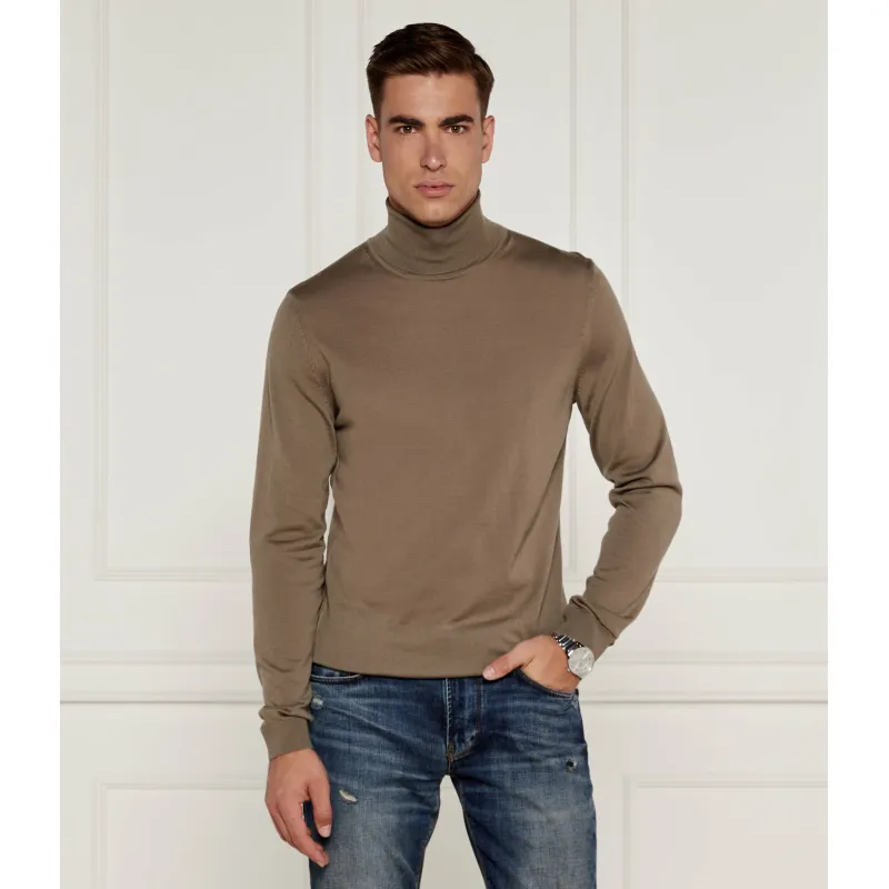 BOSS BLACK Wełniany golf Musso-P Slim Fit