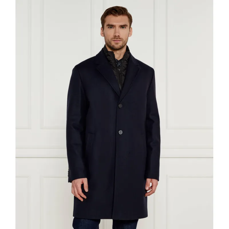 HUGO Wełniany płaszcz Milogan2441