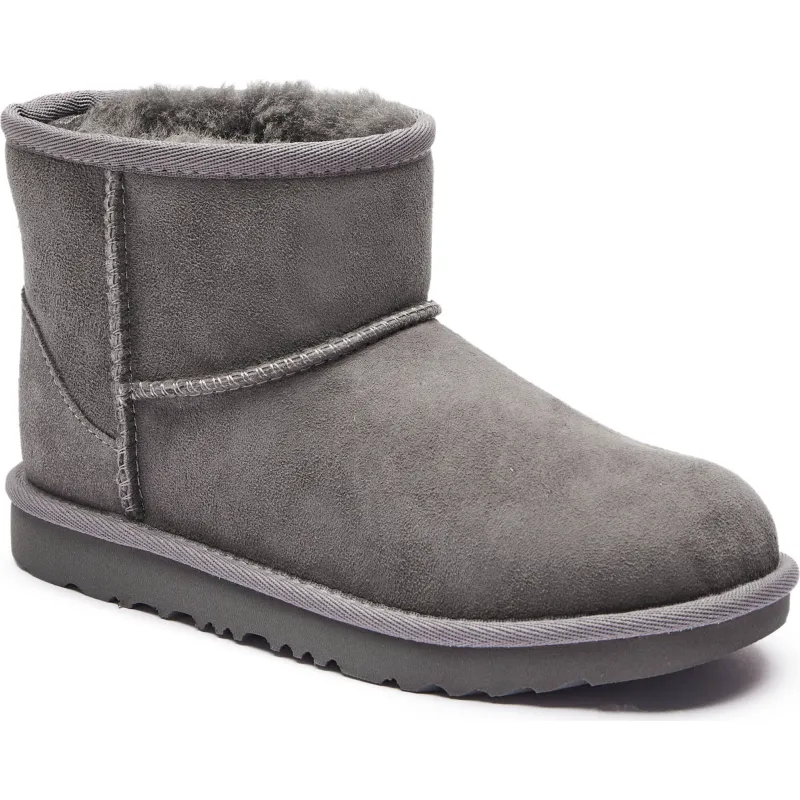 UGG Skórzane śniegowce KIDS CLASSIC MINI II