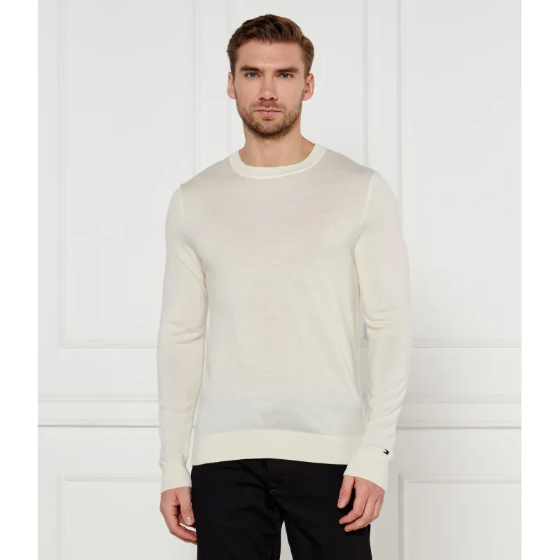 Tommy Hilfiger Wełniany sweter | Regular Fit