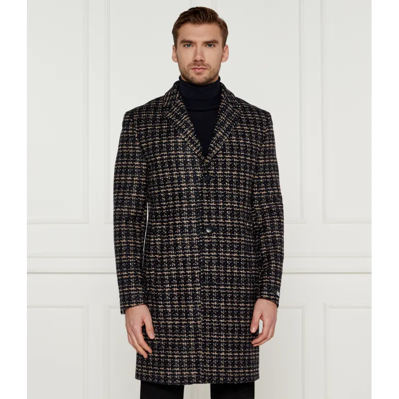 Karl Lagerfeld Płaszcz CLOUD z dodatkiem wełny