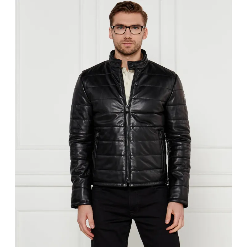 Joop! Jeans Skórzana kurtka STEPO Slim Fit