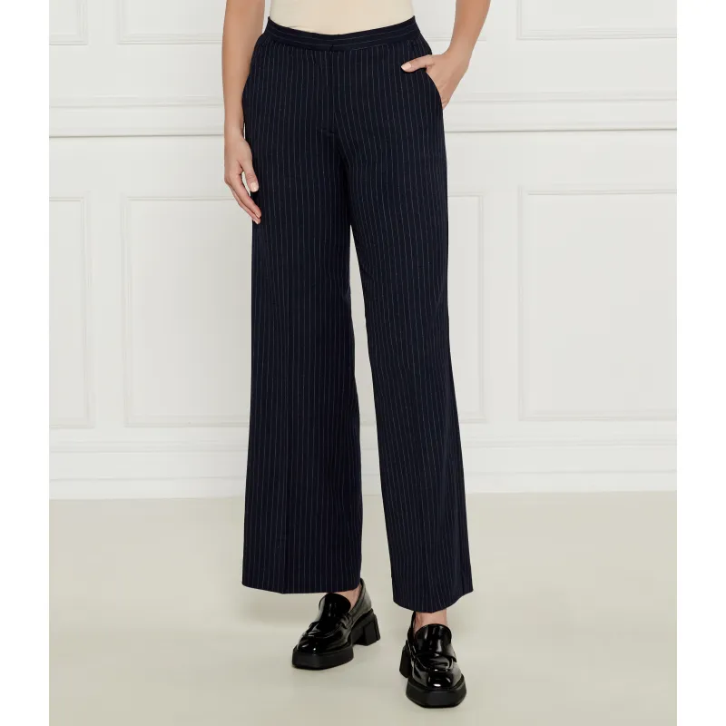 Calvin Klein Spodnie flare fit z dodatkiem wełny