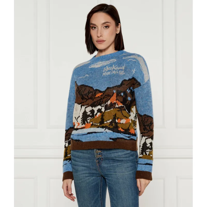 Weekend MaxMara Wełniany sweter Regular Fit
