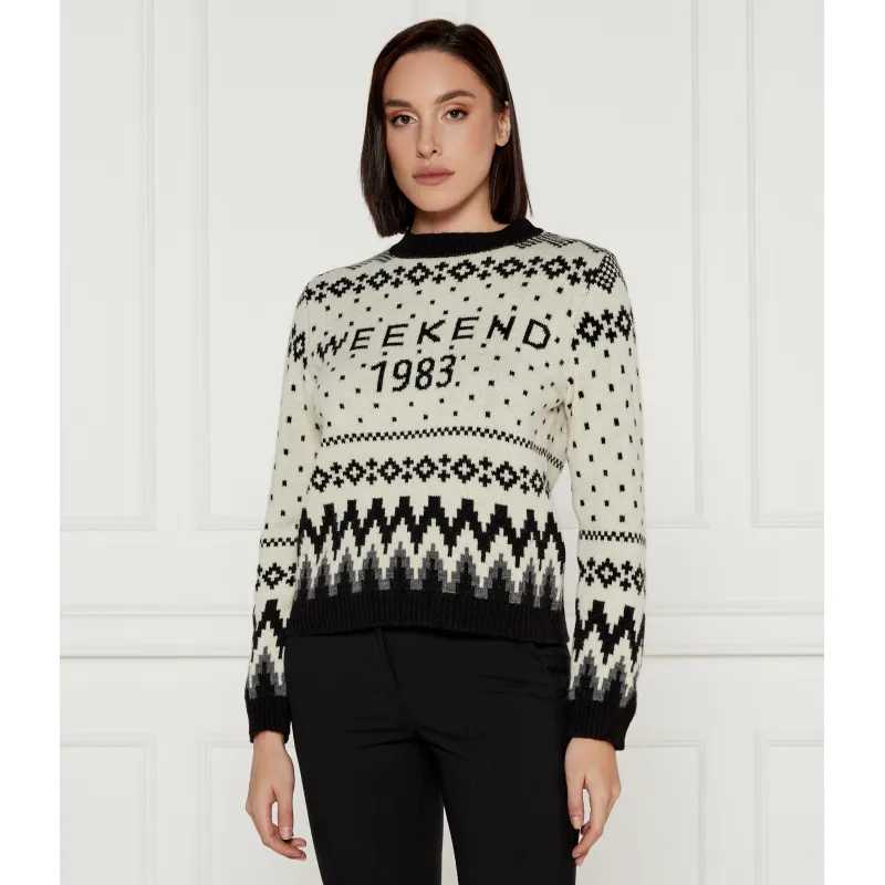 Weekend MaxMara Wełniany golf Regular Fit