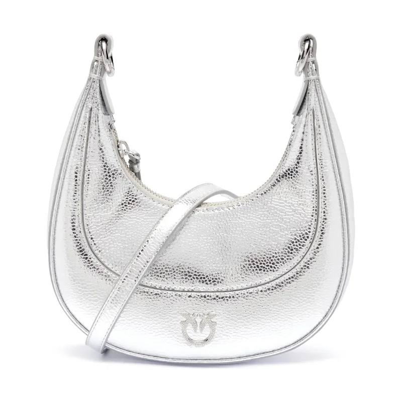 Pinko Skórzane hobo BRIOCHE MINI