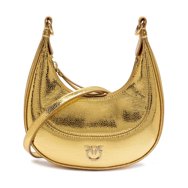 Pinko Skórzane hobo BRIOCHE MINI