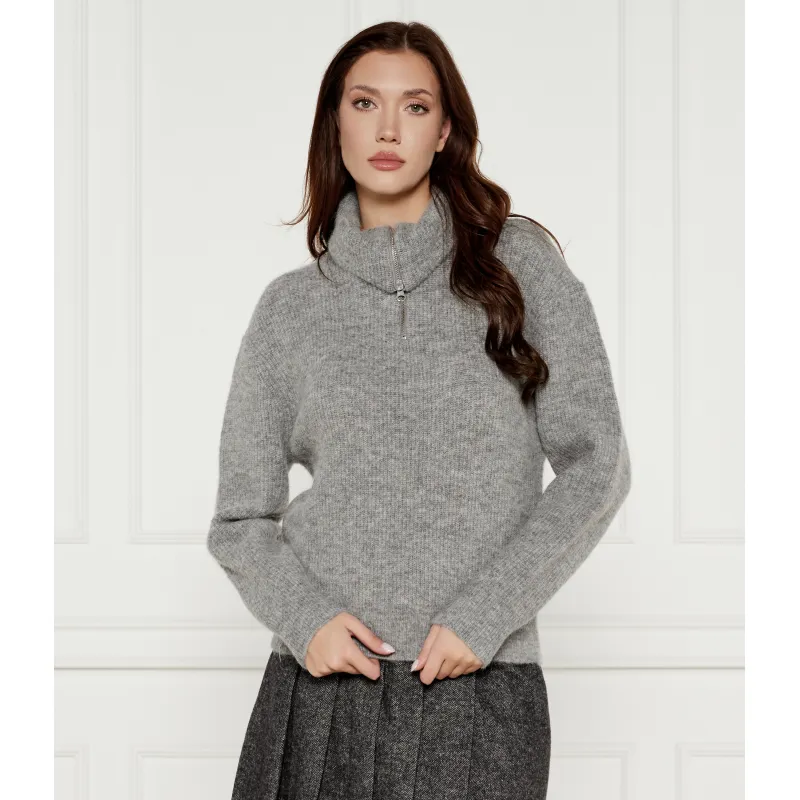Samsøe Samsøe Wełniany golf SAANOUR | Regular Fit