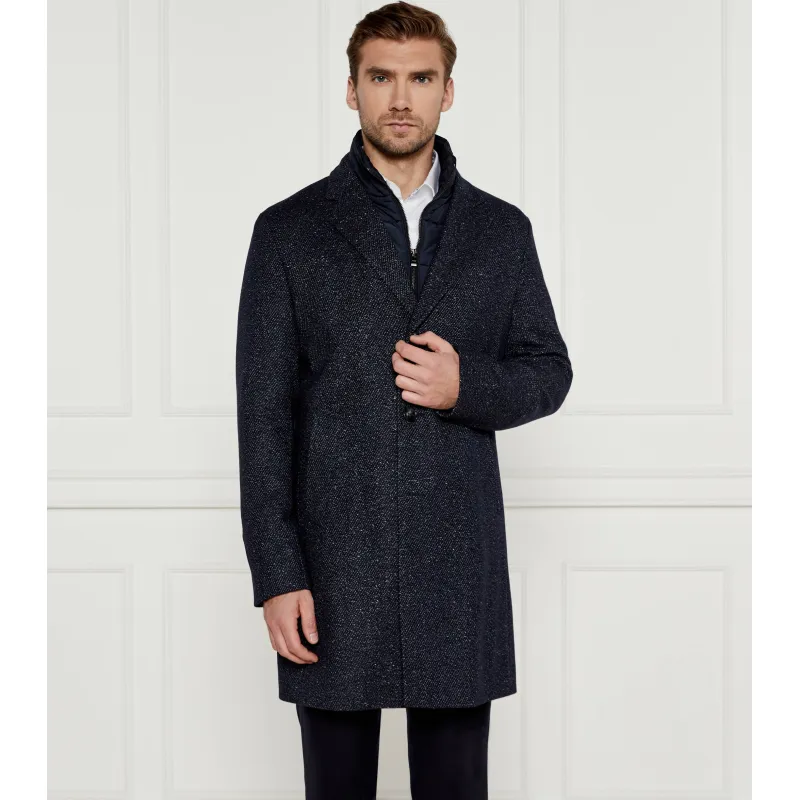 BOSS BLACK Płaszcz 2w1 Hyde | z dodatkiem wełny