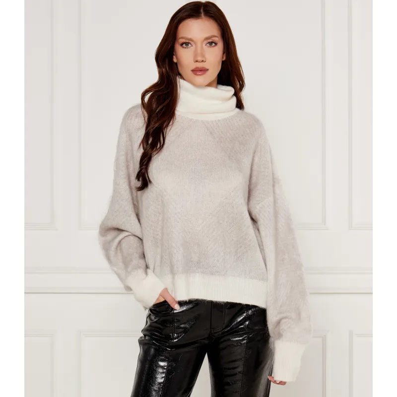 BOSS BLACK Wełniany golf Fewani Oversize fit