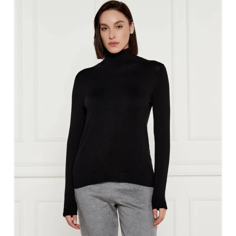 Weekend MaxMara Golf KIKU Relaxed fit z dodatkiem jedwabiu