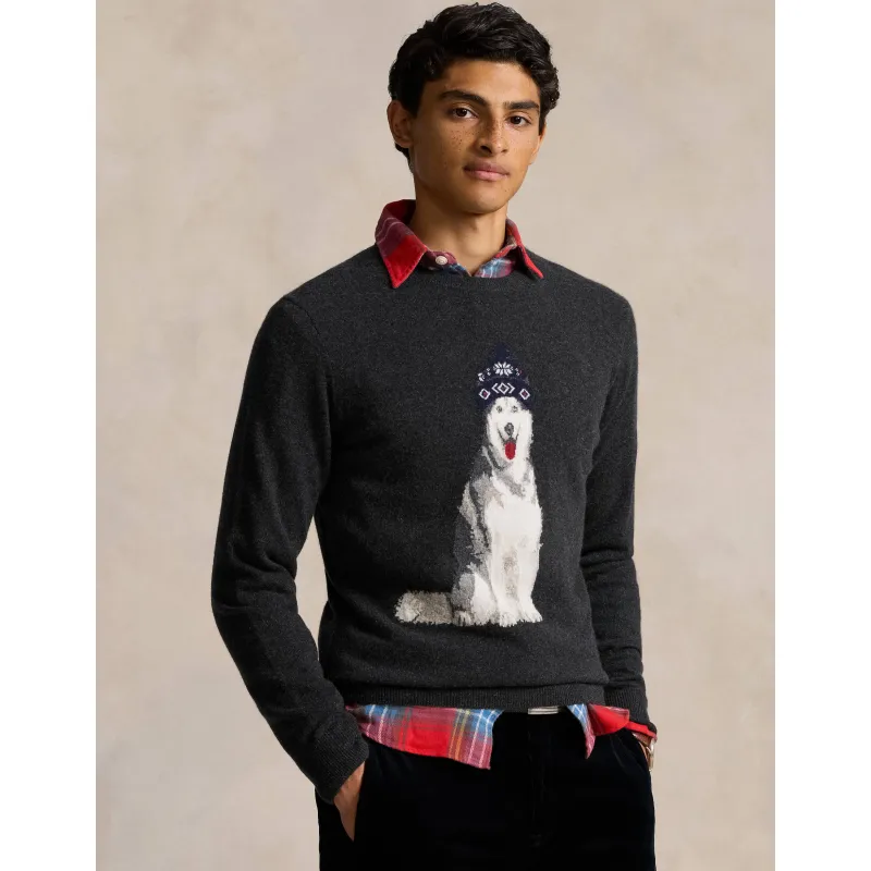 POLO RALPH LAUREN Kaszmirowy sweter Regular Fit
