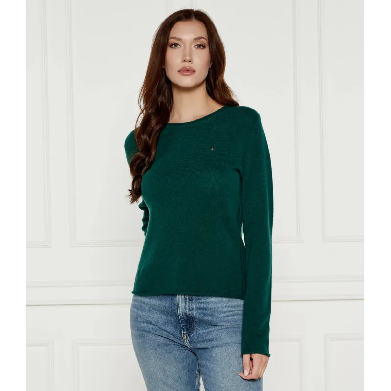 Tommy Hilfiger Wełniany sweter Regular Fit